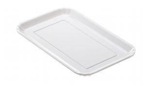 Vassoio bignè melamina bianco mm.162x265  T8521.Y