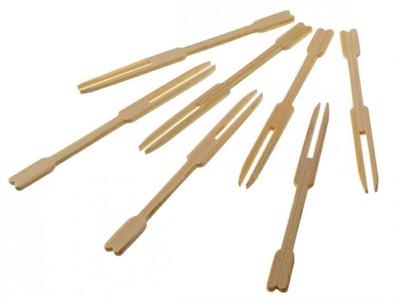 Forchettine bamboo L.9cm 100pz  S0021