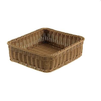 Cestino polipropilene Vanity cm.53x32,5x10h marrone  T0565