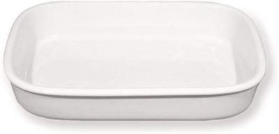 Etrusca pirofila rettangolare L.22cm bianco  06001148