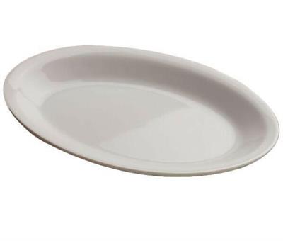 Roma piatto ovale L.36,0x22,7cm Bianco  03037#001