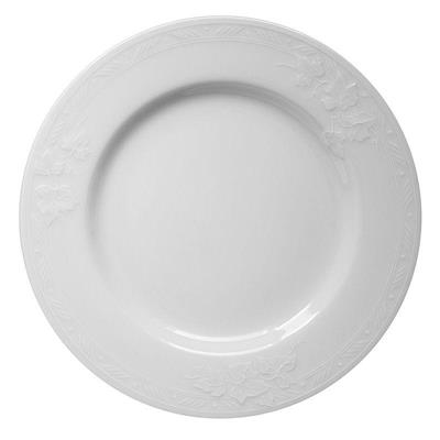 Edera piatto piano d.26,0cm Bianco  12001#001
