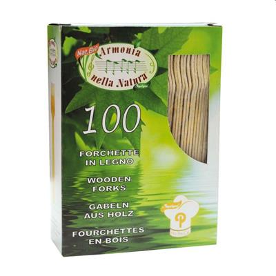 Forchetta in legno L=155mm 100pz  P3932