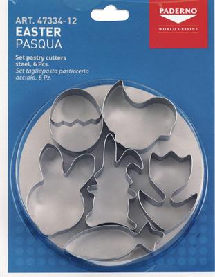 Tagliapasta inox 6pz Pasqua d.12,5cm h.20mm  47334-12