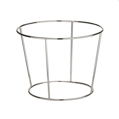 Supporto acciaio cromato h.20,0cm d.19,0cm e d.25,0cm  41593-20