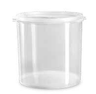 Portavivande tondo sottovuoto d.22cm h.22cm lt.6,0  5250HD