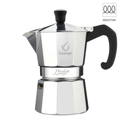 Miss Moka Prestige Forever 12/tazze alluminio per induzione 120405