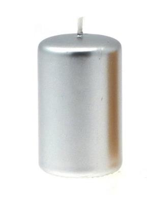 Candelotto moccolo d.50,0mm h.80,0mm Argento  5080ORS