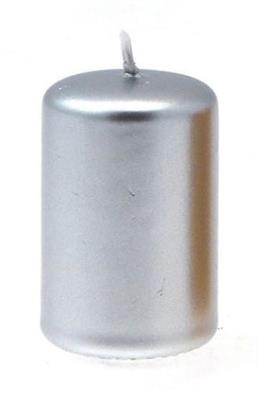 Candelotto moccolo d.40mm h.60mm Argento  4060ARG