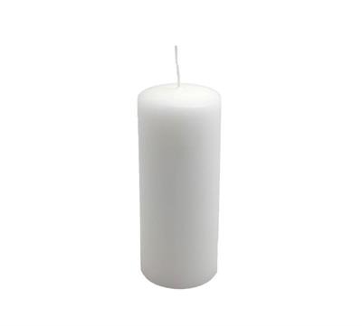 Candelotto moccolo d.60mm h.150mm Bianco  60150NC