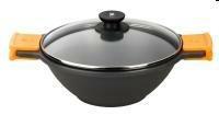 Wok alluminio antiaderente d.32,0cm Efficient con griglia  33009532