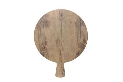 Tagliere tondo d.32,0cm Show Plate Wooden con manico  S09TA03WOOD