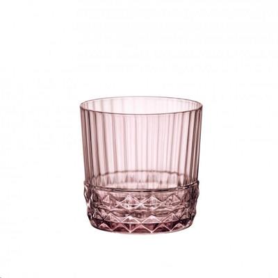 Bicchiere America 20s Rocks Lilac Rose 30cl Bormioli  122157