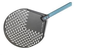 Pala pizza allumuminio anod. tonda forata d.36  E-37F