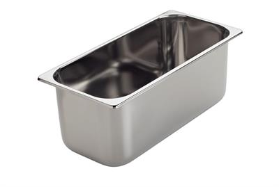 Bacinella inox gelato cm.36x16,5x8h  BG360165080
