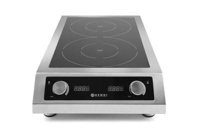 Fornello induzione 7000W CE 400V cm.40,5x69,8x14,5h  239346