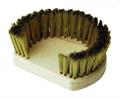 Ricambio spazzola setole ottone cm.17x15x4,6h  AC-SPT