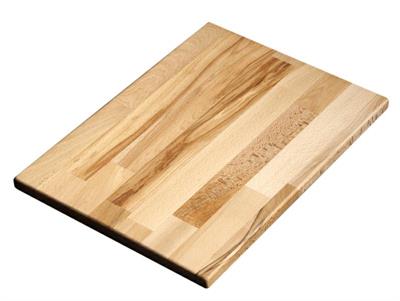 Tagliere legno faggio cm.40x30x3,2h con listello  TL403032L