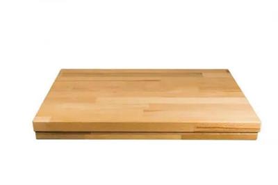 Tagliere legno faggio cm.50x30x3,2h con listello   TL503032L