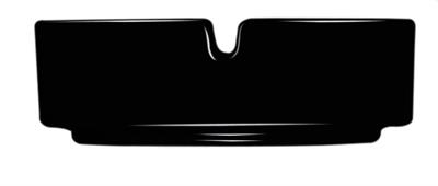 Posacenere vetro d.10,7cm impilabile NERO  8060580