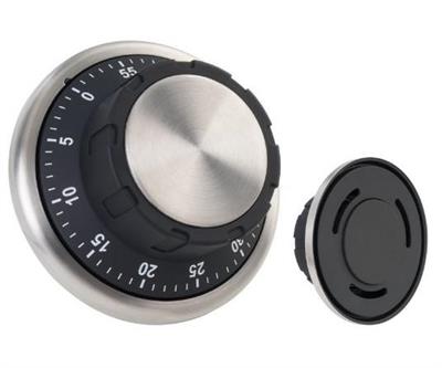 Contaminuti magnetico acciaio inox nero 60 minuti  043950