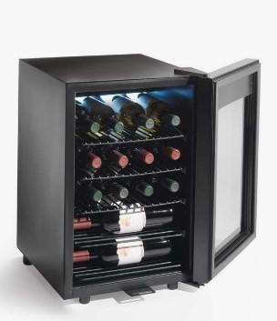 Vetrina vini PANTELLERIA +5°+18°C volume 49lt 16 bottiglie  76000412