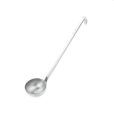 Mestolo unipezzo forato inox d.8cm L.32cm lt.0,12  11967-08