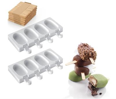 GEL01M - Set 2/stampi silicone 69x38x18h. Mini Classic 25.331.87.0060