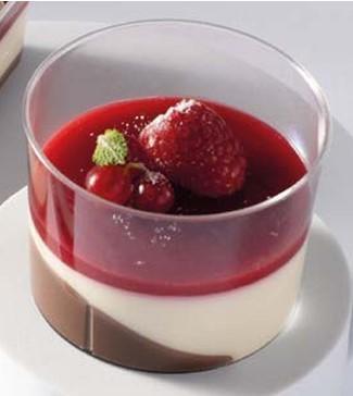 Coppetta Bucket plastica trasparente d.78mm h.57mm 210ml 100pz PMOTO005