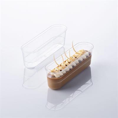 Coppetta Eclair plastica trasparente mm.137x37x41h 120ml  PMOCL001