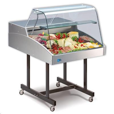 Vetrina refrigerata Super 1250 C CE 230V 238W +2°C+4°C mm.1256x939x296h