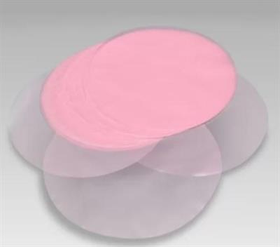 Dischi hamburger Polietilene Rosa diam.100 mm - Kg.0,5