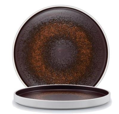 Estia Piatto Piano ruggine d.28,5x2h. porcellana LEST019RG003285