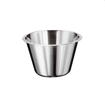 Bacinella conica alta inox d.19,0cm h.11,5cm lt.2,0  12580-21