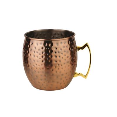 Tazza Moscow Mule cl.50 inox Rame martellellato Antique  41463A05