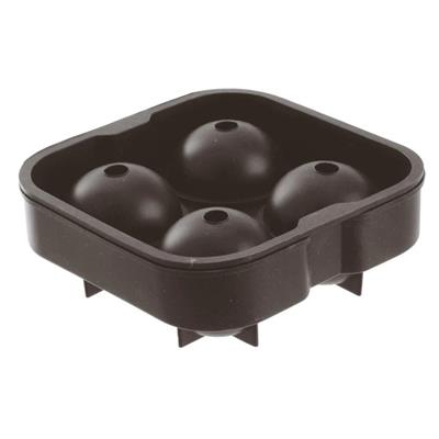 Stampo ghiaccio silicone 4 sfere d.4,5cm cm.12x12x5h 41515-08