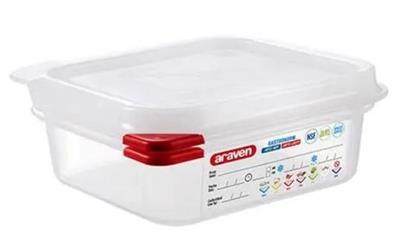 Airt Contenitore polipropilene GN1/6 h.6,5cm con coperchio TRN 03023