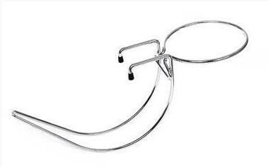 Supporto portasecchiello ferro cromato da tavolo d.18cm   295