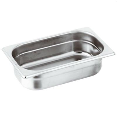 Bacinella inox GN1/4 h.65mm lt.2,0 14108-06