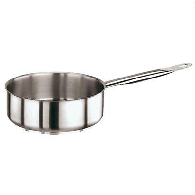 Casseruola inox 1 manico bassa d.24,0cm h.8,0cm lt.3,7 11008-24