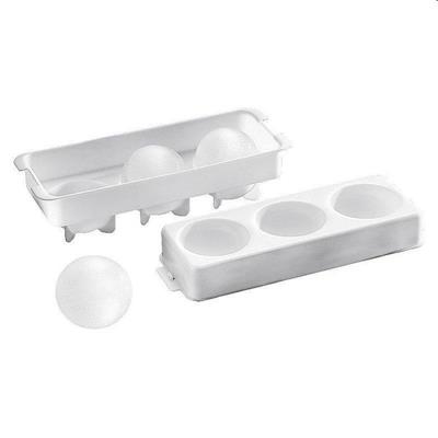 Stampo 3 sfere ghiaccio d.5,5cm 100ml in PP cm.23,5x8,5x6,5h 41515-03