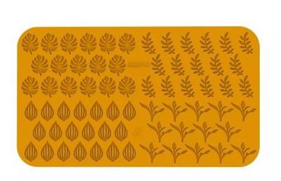 Stampo silicone Foglie giallo Giardino 68  mm40x25x2h  33.323.36.0065
