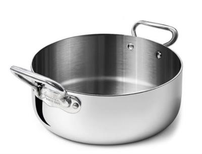 Casseruola bassa aluinox 1907 2 manici cm.28x11h. ALUM10628