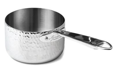 Casseruola martellata alta 1 manico alluinox 1907 16x12cm   ALUM105M16