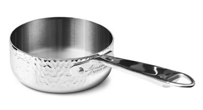 Casseruola martellata bassa 1 manico alluinox 1907 20x6cm   ALUM107M20