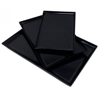 Vassoio melamina Lullaby nero cm.25x17 E402910BK00