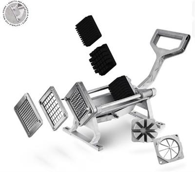 Taglia patate manuale alluminio 4 lame intercambiabili RS607