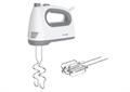 Sbattitore bianco HM9001 CE 230V 400W Eva 5 velocità 029001