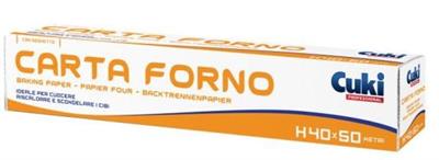 Rotolo carta forno 400 con box 50ml h.40,0cm 11014002 4540050