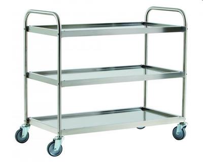 Carrello inox 3 piani cm.103x53x92h SME-3100